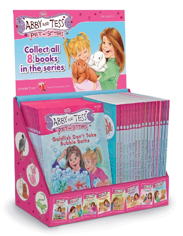 Abby and Tess display case