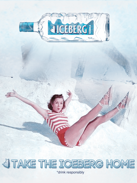 Iceberg Vodka Poster Ad